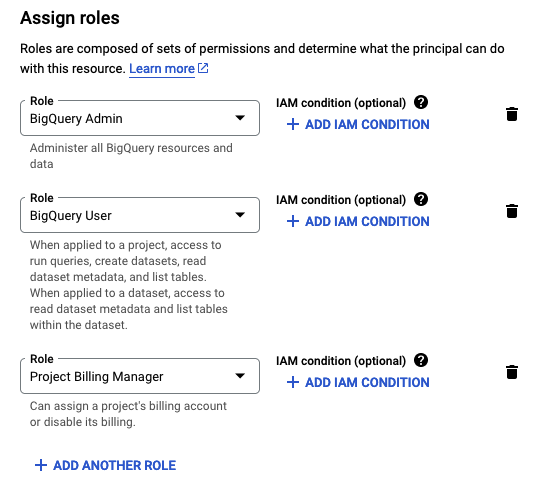 Figure GCP 6: GCP Roles Service Account